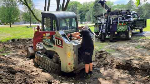 Skid Steer Recovery McHenry IL